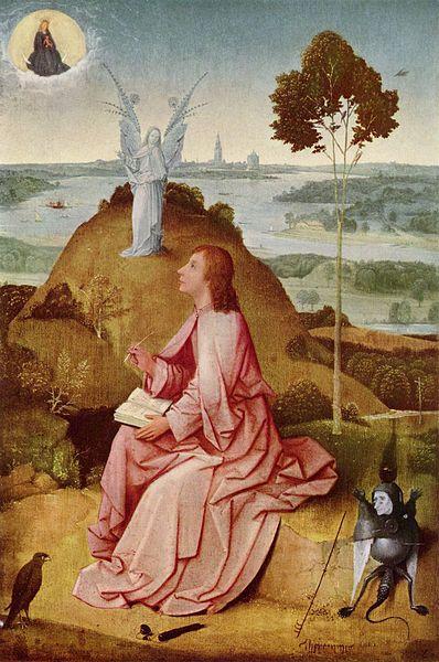 BOSCH, Hieronymus Saint John the Evangelist on Patmos